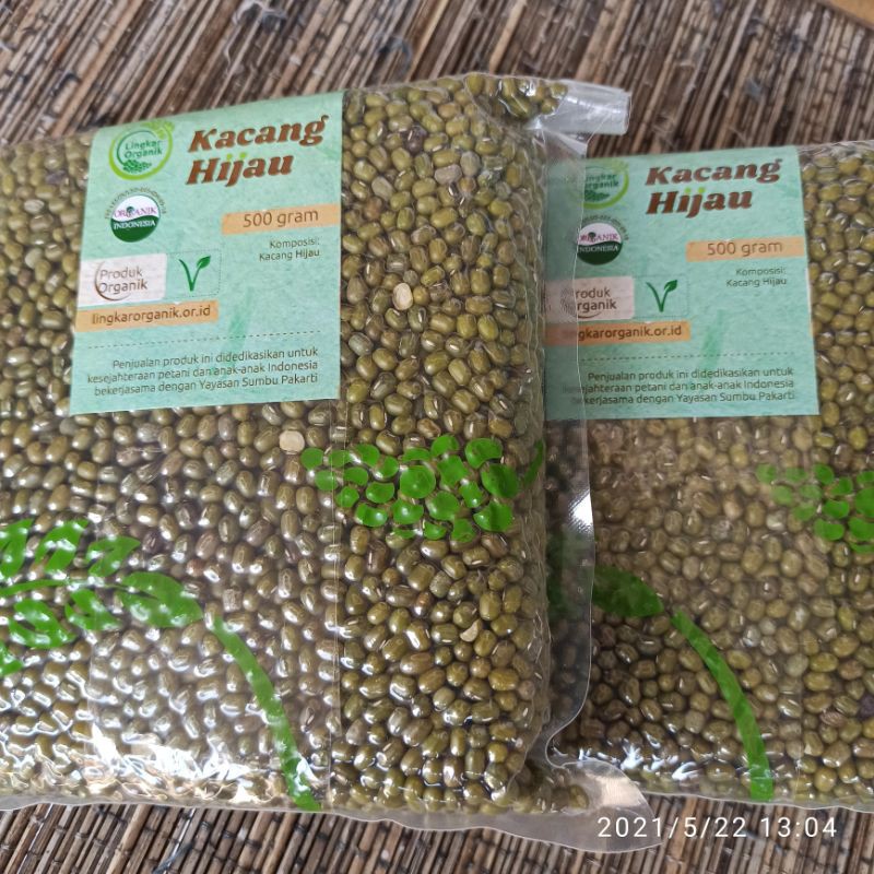 Kacang Hijau Lingkar Organik 500 gram - ASI Booster - MPASI