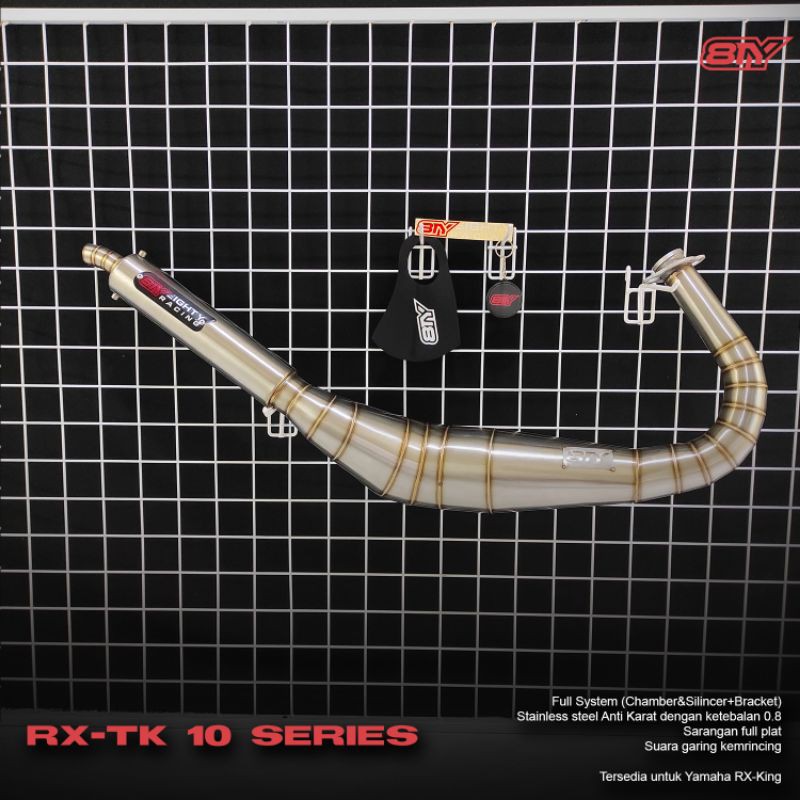 Knalpot RX King Telo Kobra 3v3 stainless steel 8TY Eighty