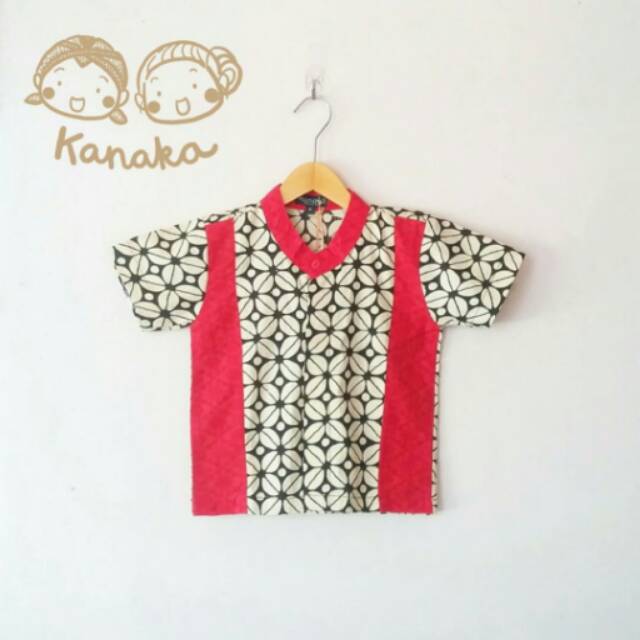 Suplier Batik Anak Kanaka Kemeja Saka D8b61hkE6dkg
