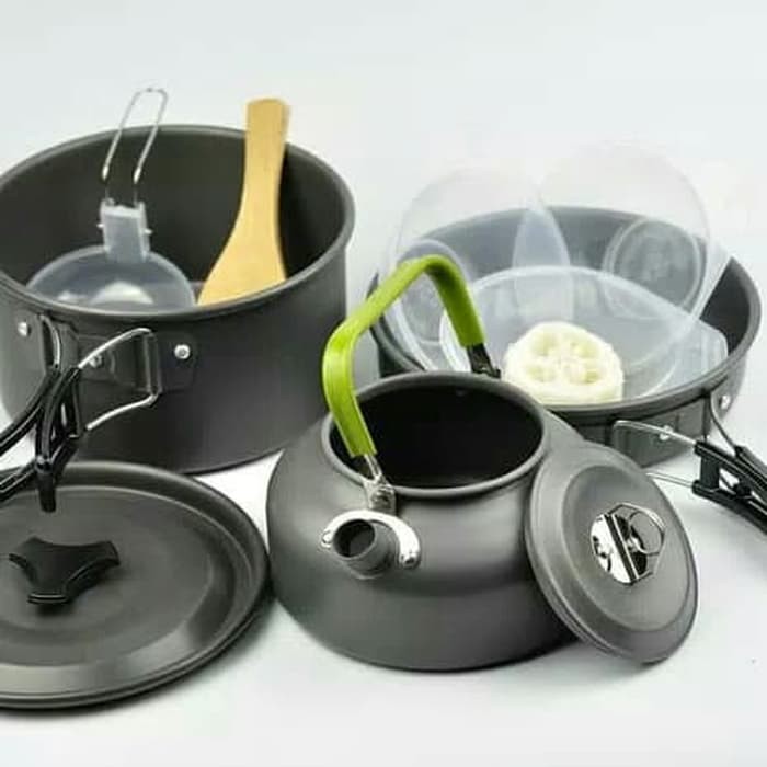 Cooking Set Camping Outdoor DS 308 Alat Masak