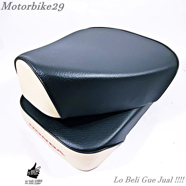 Jok Honda C50 C70 C90 Pisah 1 Set Depan Belakang Tebal Dan Empuk