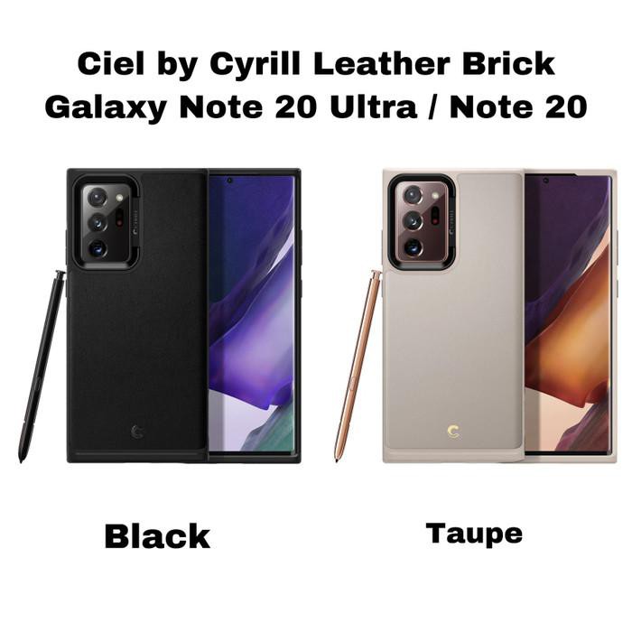 Ciel by Cyrill Leather Brick Case Galaxy Note 20 Ultra / Note 20 - Black, Note 20 Ultra