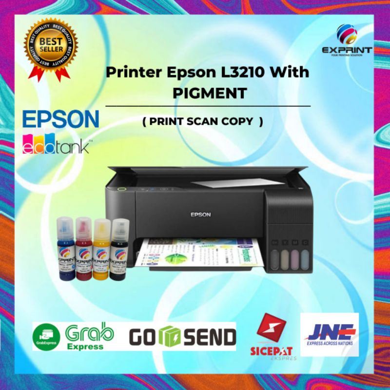 Epson EcoTank L3210 dengan Tinta Pigment Exprint