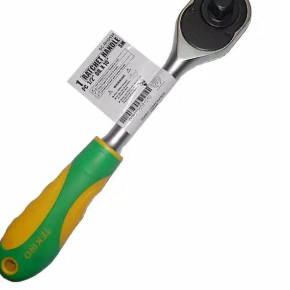 Tekiro Ratchet Handle 1/2 X 10 Inch Hijau Kuning / Gagang Ratchet