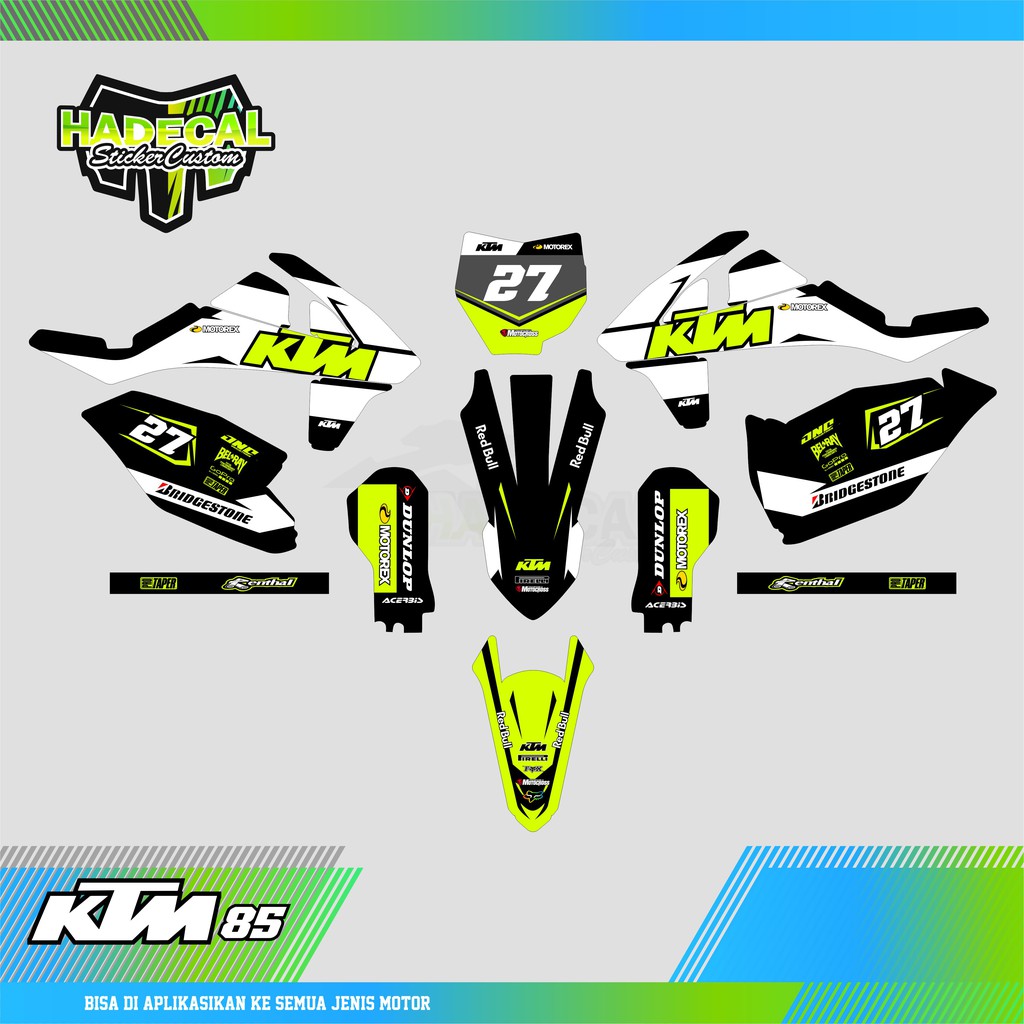 DECAL STICKER KTM 85 SXF