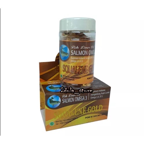 Omega Squalen Gold Minyak Ikan salmon Omega 3