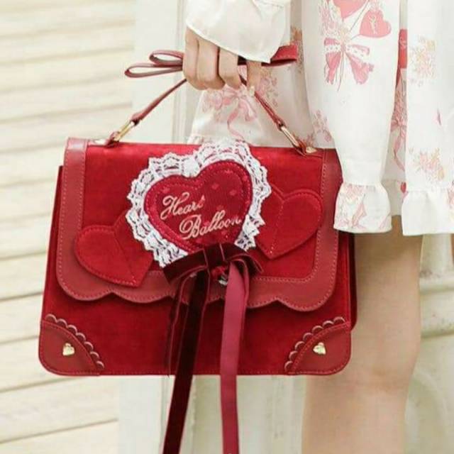 Liz Lisa ballon heart 3 way bag