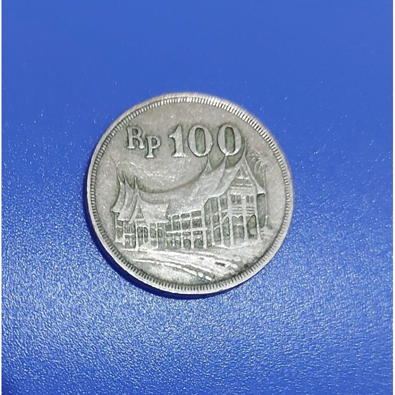 Coin tebal 100 rupiah seri 1973