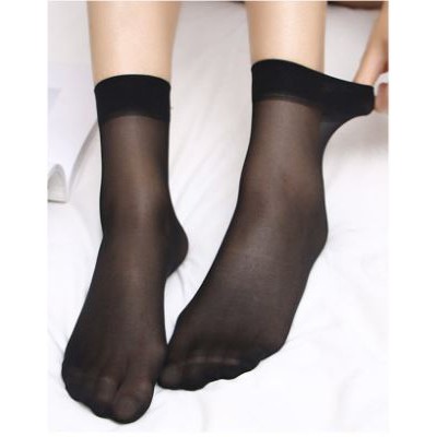 KMK-06 Kaos kaki TRANSPARAN TIPIS MATA KAKI pendek daily socksmuslim nyaman elastis stocking