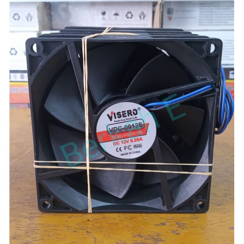 Fan Dc 12V Visero 9CmX 9Cm