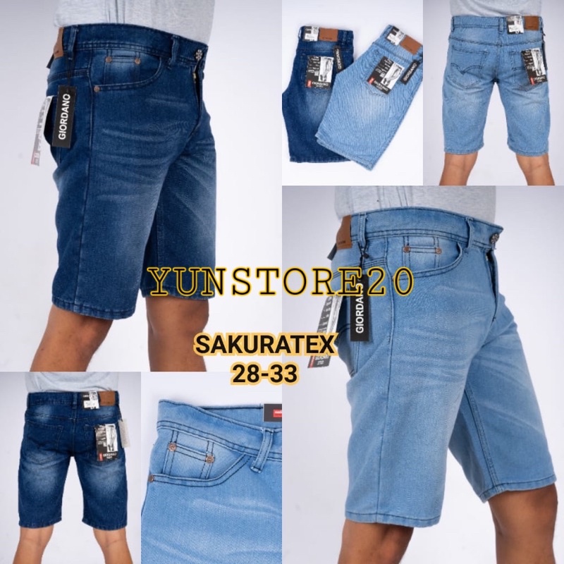 Celana Pendek Jeans Pria Bahan Premium HIGH QUALITY