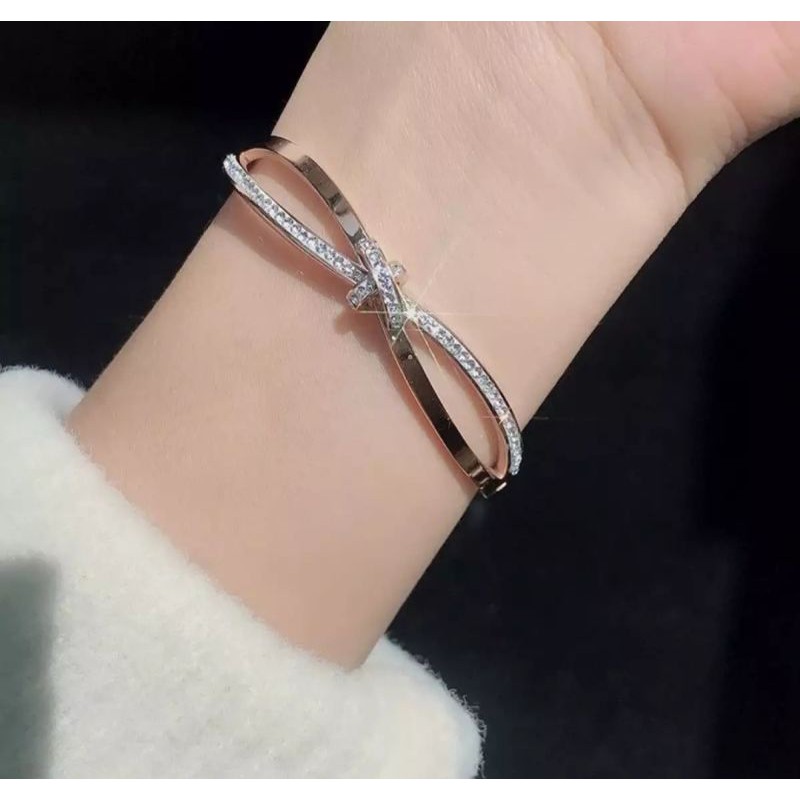 Gelang wanita asli Titanium/aksesoris asli titanium