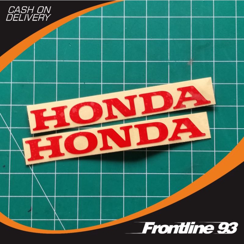 Cetak Cutting Sticker Logo Honda Custom Stiker Cutting Racing Motor Mobil Helm