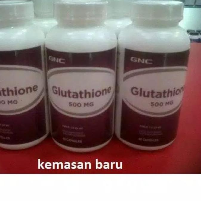 ♪ GNC L-GLUTATHIONE 500MG ANAK AUTIS INSULIN LANSIA STRESS LEMAK HATI 50 TABLET ➣