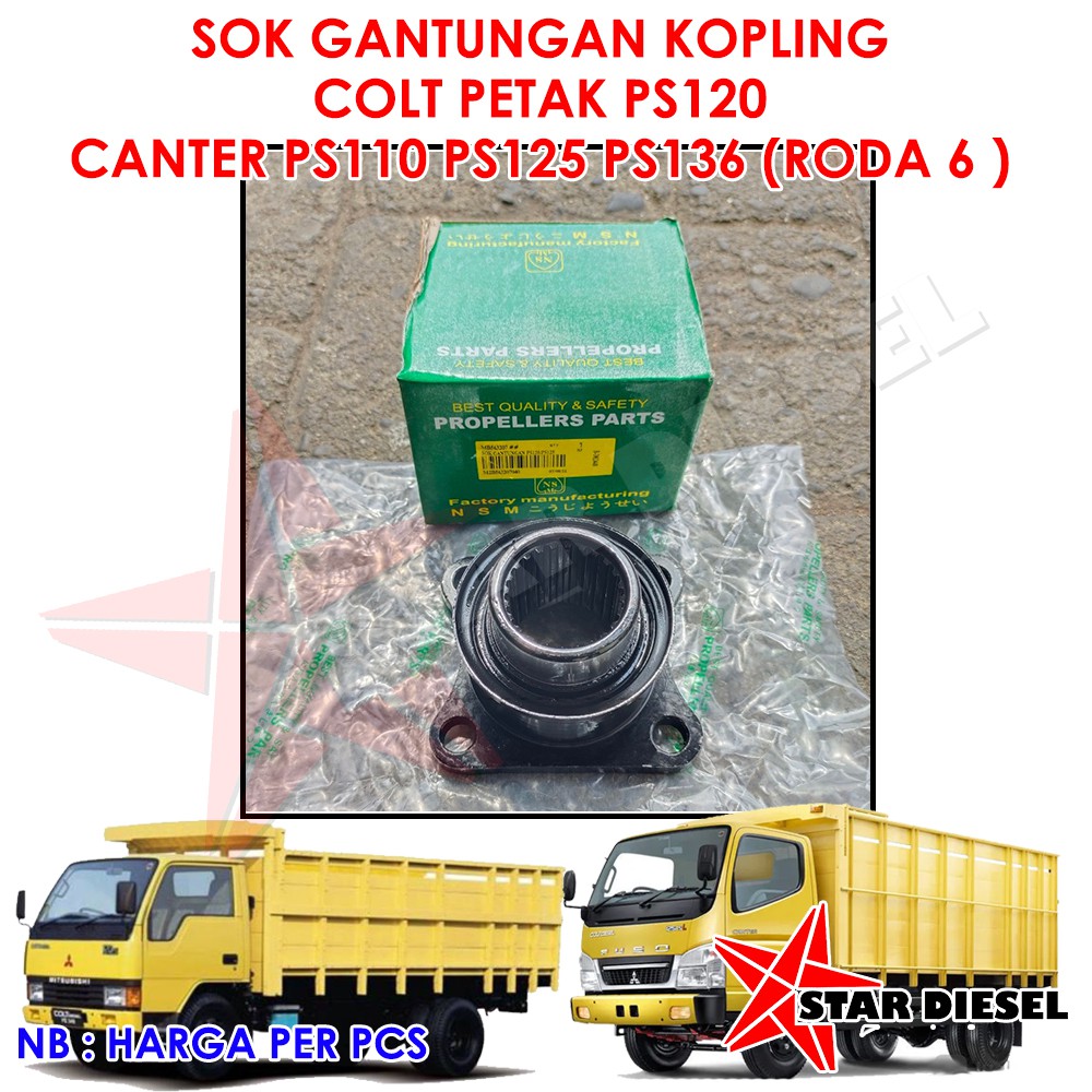 SOK GANTUNGAN KOPLING COLT DIESEL PS120 TAPAK SOK KOPLING GANTUNGAN CANTER PS110 PS125 PS136