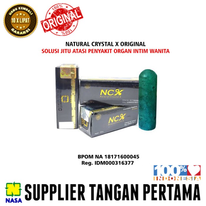 NCX NASA Natural Crystal X Cristal X Kristal X Pembersih Kewanitaan  dan Gurah Vagina