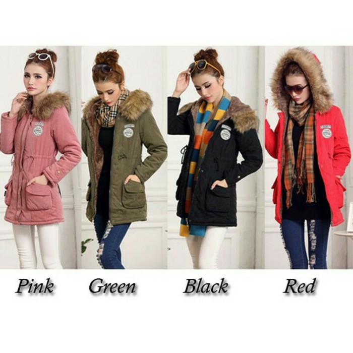 Jaket Winter Coat Import Bulu Fashion Korea
