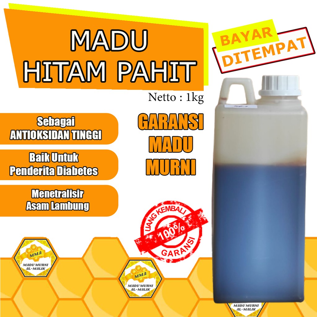

MADU HITAM PAHIT ASLI UKURAN 1KG - MADU MUNRI ALMALIK
