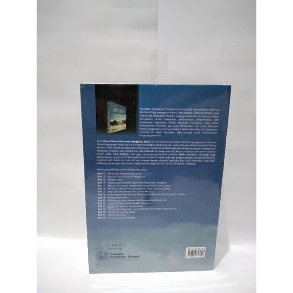 BUKU DASAR-DASAR AKUNTANSI MANAJERIAL EDISI 5 MOWEN