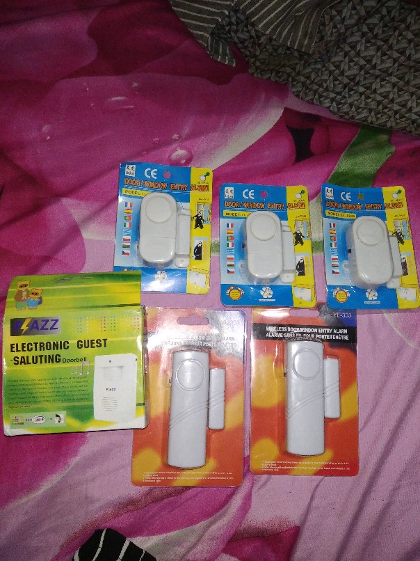 Alarm Pintu / Alarm Sensor Magnet Pintu Jendela