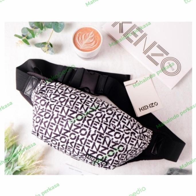 TAS PRIA WAIST BAG ORIGINAL 100% KENZO - TAS SLEMPANG DGD64654E