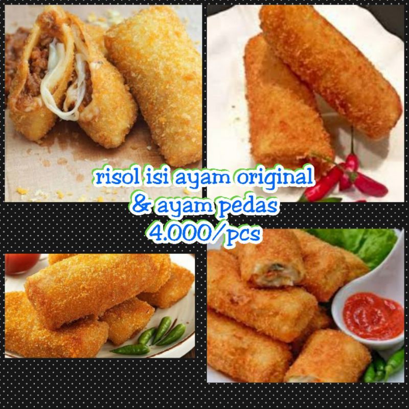 

risol isi ayam pedas frozen