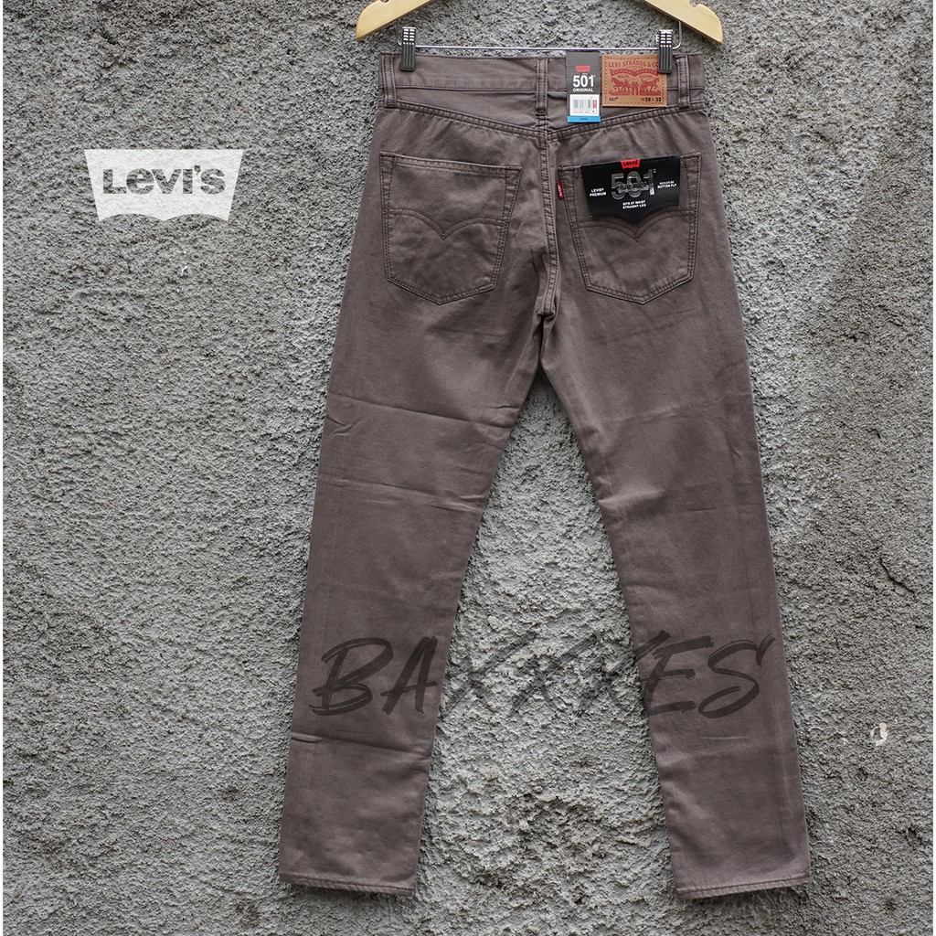 Levi's 501 Japan Kanvas | Celana Panjang Pria | Mocca