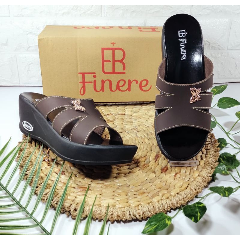 sendal wanita wedges terbaru termurah