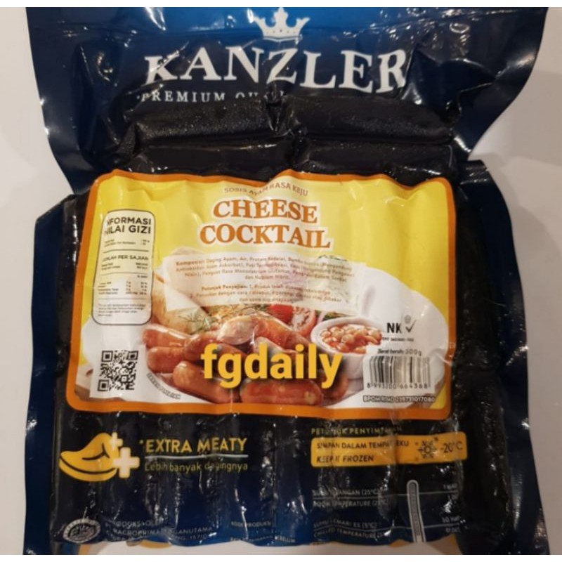 

Sosis ayam kazler cheese cocktail 500gr / Kanzler sosis cheese