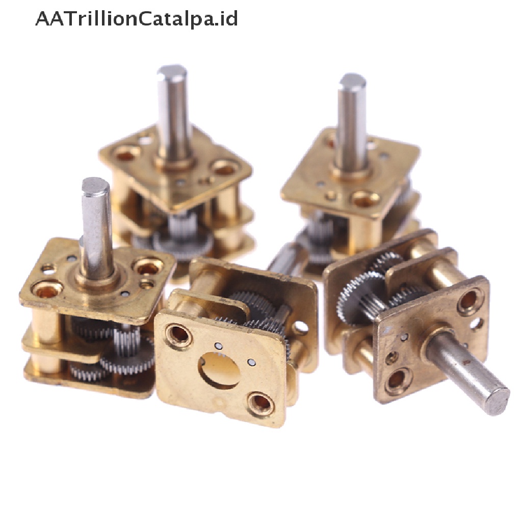 Aatrillioncatalpa 5pcs N20 gearbox Pengurang Getaran Bahan metal DIY N20