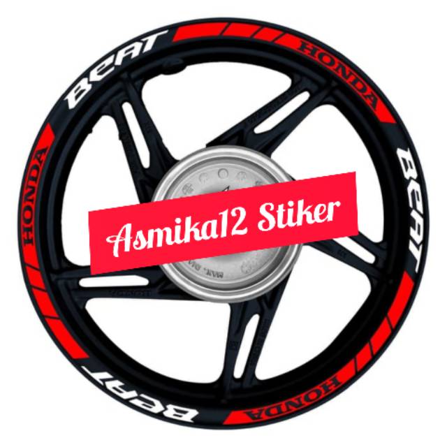 Stiker lis vleg motor beat