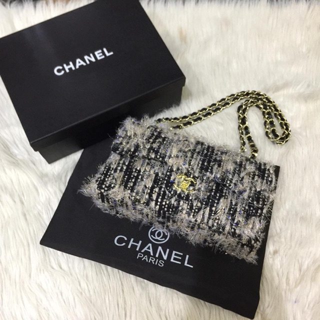 Chanel Classic Tweed 1112# with box