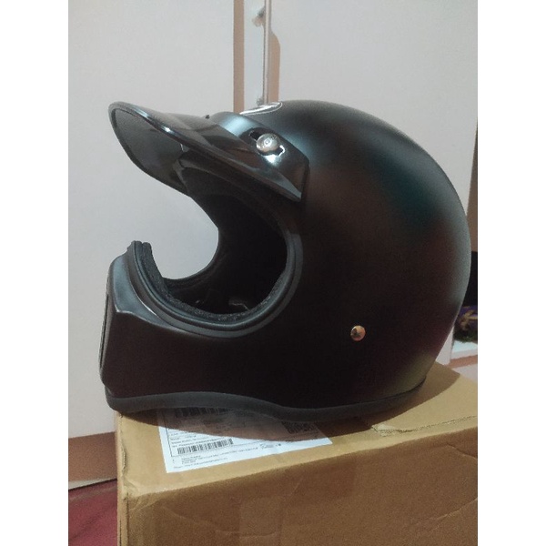 Helm Cakil HBC + kacamata Google