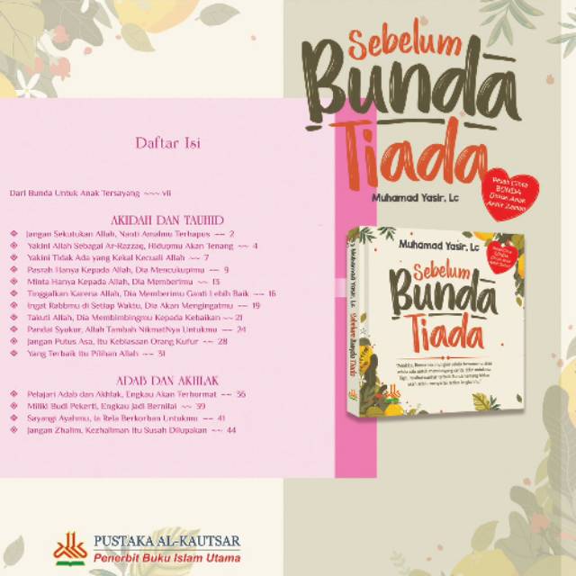 

Sebelum Bunda Tiada (free packing kertas kado dan pita)