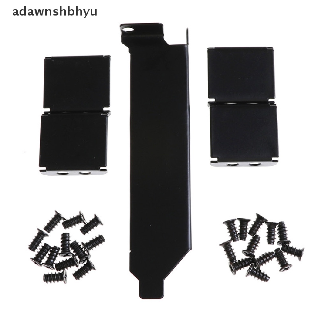 Adawnshbhyu 3rak Dudukan Kipas PCI Slot Bracket+20Skrup+4Konektor Untuk Video GPU Card Cooler