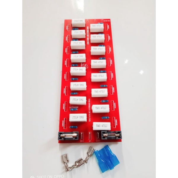 LINE FINAL 2U Untuk 8 Set Transistor Toshiba Lengkap Fuse Dan Skun PCB