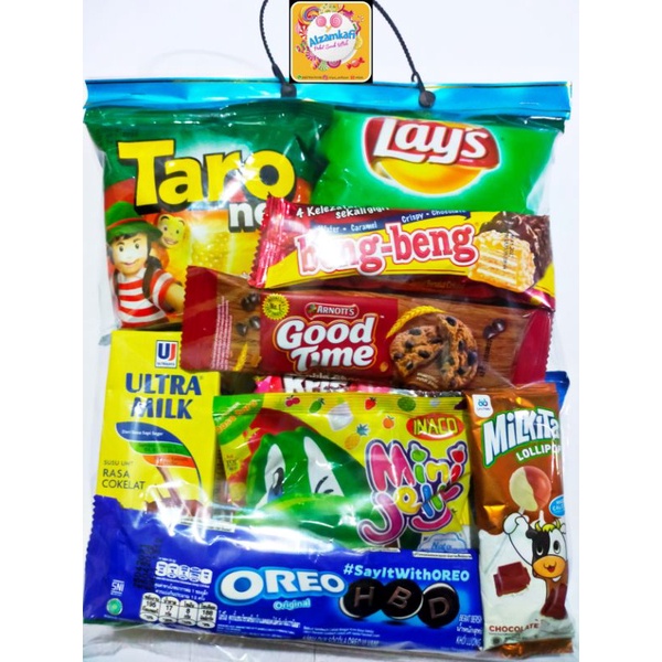 

Paket Snack Ulangtahun/Paket Snack Ultah/Snack UlangTahun/ Snack Ultah/Bingkisan Ultah
