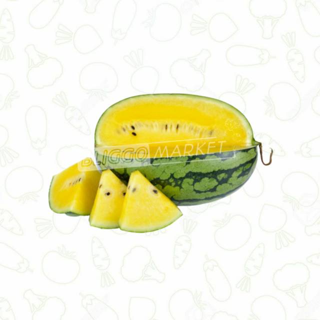 Semangka Inul Kuning / Buah Buahan Fresh