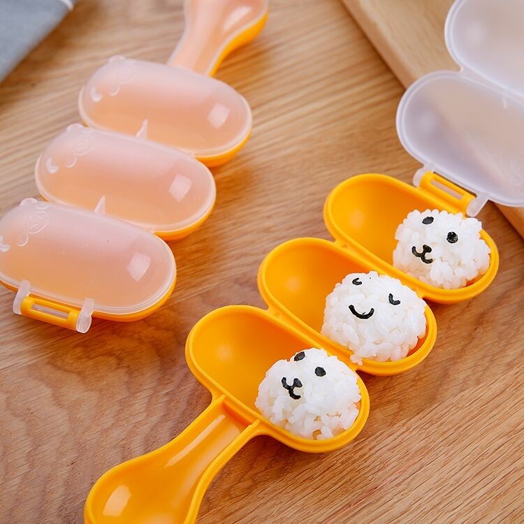 Cetakan Nasi Bola Bola Kecil dan Centong Rice Ball Shaker - 1197a