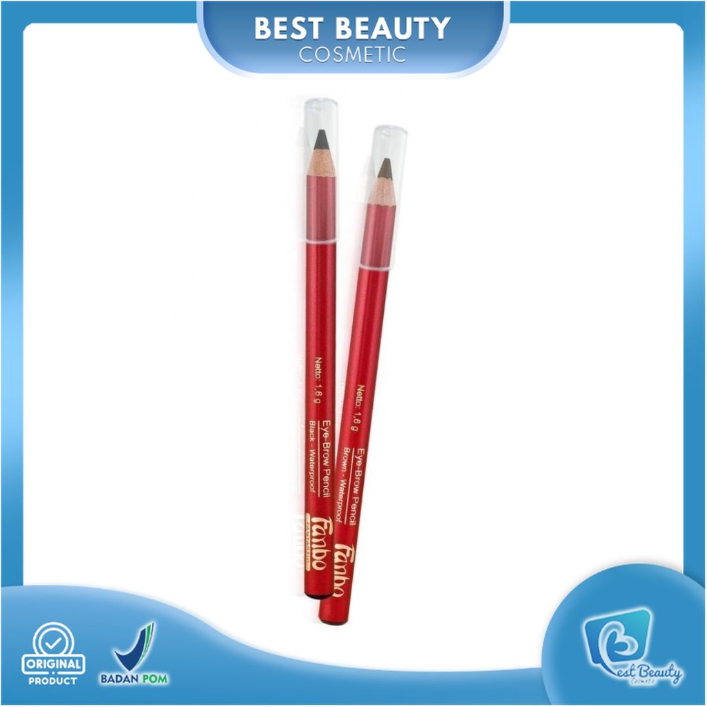 ★ BB ★  Fanbo Fantastic Eyebrow - Pensil Alis - Waterproof - Tahan Lama - Mengandung Vit E &amp; C