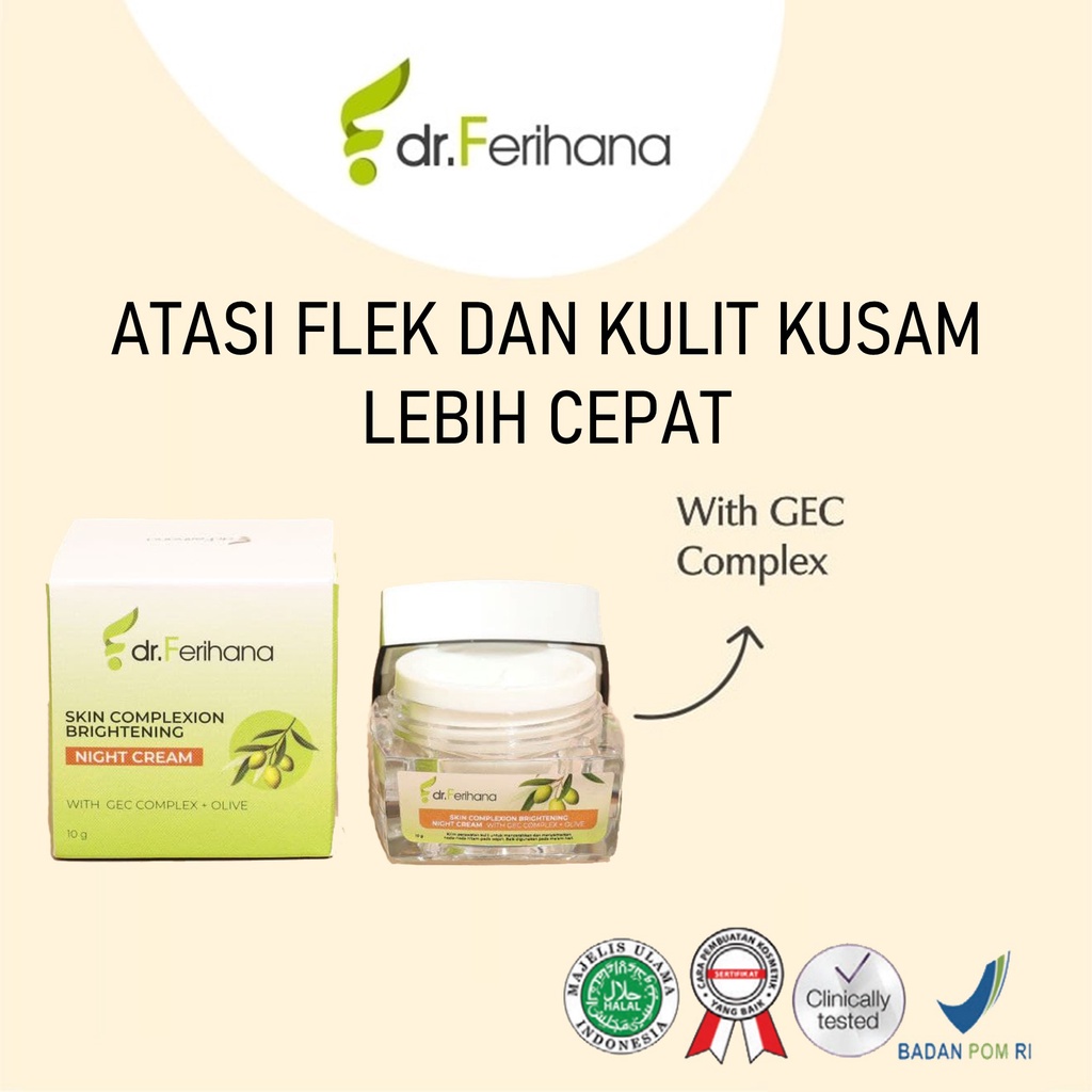 Paket Basic Translucent dr. Ferihana Cosmetics &amp; Skincare Paket Pencerah untuk Mengatasi Kulit Kusam Keriput Kering Flek Melasma Anti Aging Alami Terbaik BPOM LPPOM HALAL MUI