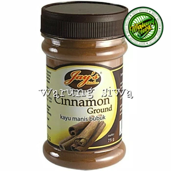 

bumbu jays jay's cinnamon ground - kayau manis bubuk 75 gram botol