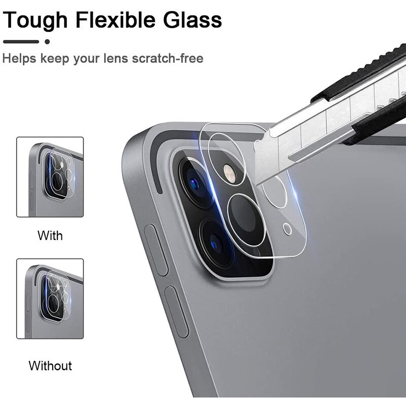 Pelindung Lensa Kamera Belakang Bahan Tempered Glass Untuk Ipad Pro 11 12.9 2020 2021 Ipad Air 4 Iphone Se 2020