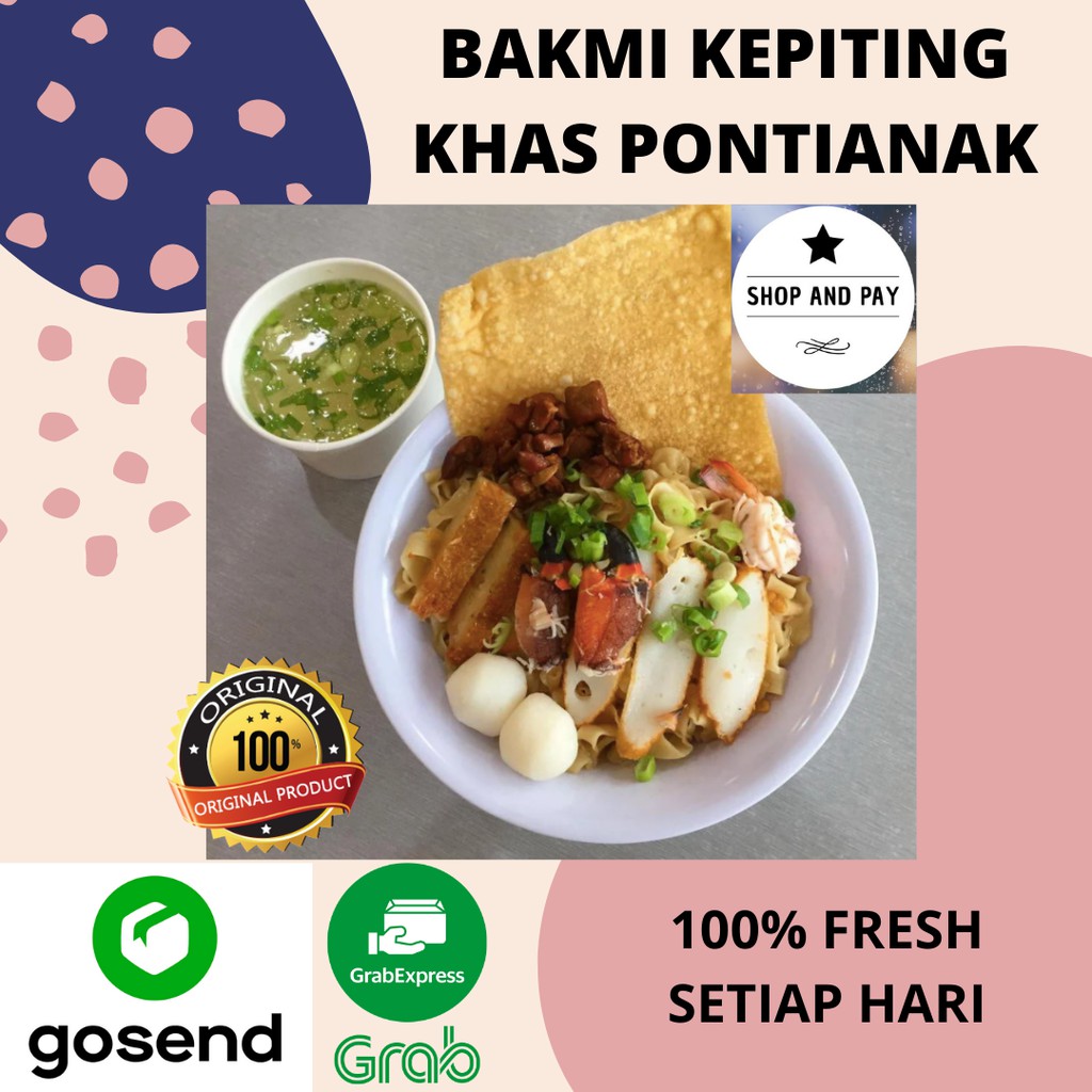 

Bakmi Kepiting Khas Pontianak Kalimantan | 100% FRESH SETIAP HARI