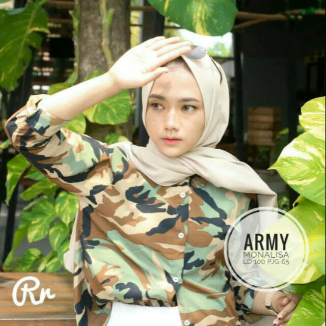 ARMY HEM MOTIF MONALISA