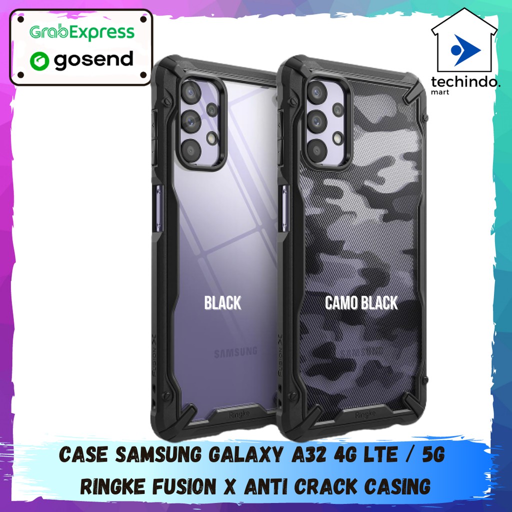 Case Samsung Galaxy A32 4G LTE / 5G Ringke Fusion X Anti Crack Casing