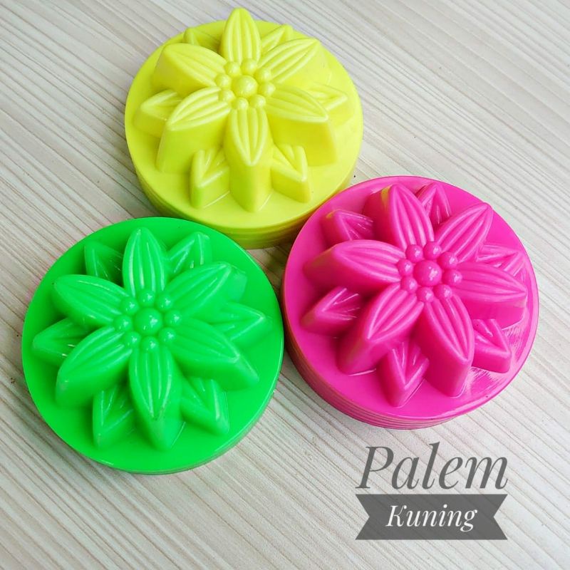 12pcs Cetakan Bolu Kukus Puding Teratai Besar