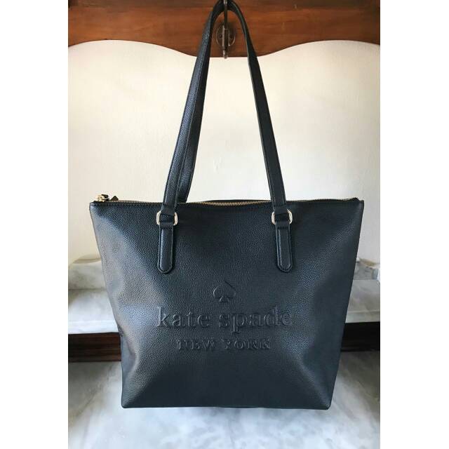 Tas kate Spade penny tote hitam original