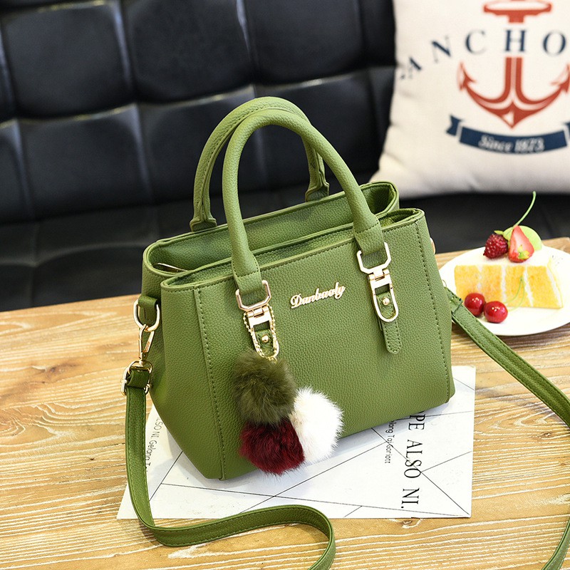 JX 131 - PQ11657 - TAS IMPORT CANTIK  + POMPOM - TAS BATAM GOOD QUALITY
