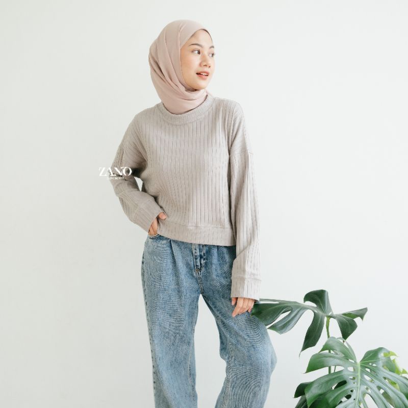 ZANO BASICS Sweater Crop Ranu